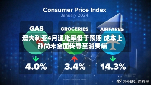 澳大利亚4月通胀率低于预期 成本上涨尚未全面传导至消费端-第2张图片