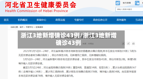 浙江3地新增确诊43例/浙江3地新增确诊43例-第2张图片