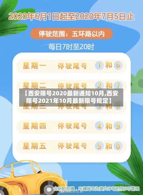 【西安限号2020最新通知10月,西安限号2021年10月最新限号规定】-第3张图片
