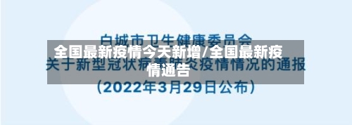全国最新疫情今天新增/全国最新疫情通告-第2张图片