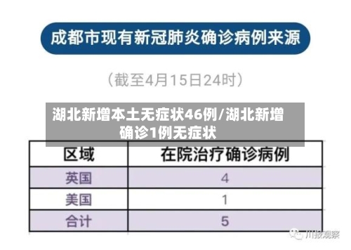 湖北新增本土无症状46例/湖北新增确诊1例无症状-第2张图片