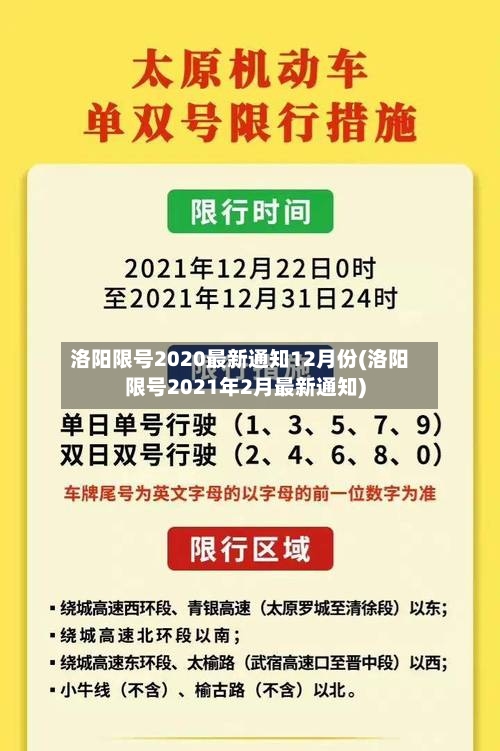 洛阳限号2020最新通知12月份(洛阳限号2021年2月最新通知)