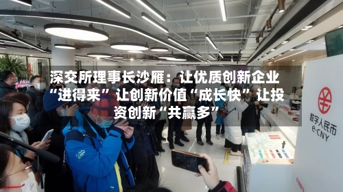 深交所理事长沙雁：让优质创新企业“进得来	” 让创新价值“成长快” 让投资创新“共赢多”-第2张图片