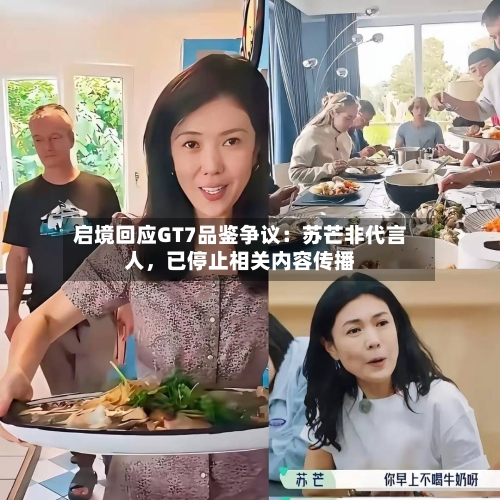 启境回应GT7品鉴争议：苏芒非代言人	，已停止相关内容传播-第3张图片
