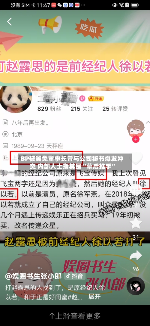 BP被罢免董事长曾与公司秘书爆发冲突 内部人士指其是“幕后推手”