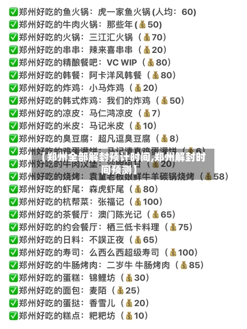 【郑州全部解封预计时间,郑州解封时间预测】-第3张图片
