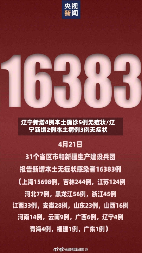 辽宁新增4例本土确诊5例无症状/辽宁新增2例本土病例3例无症状