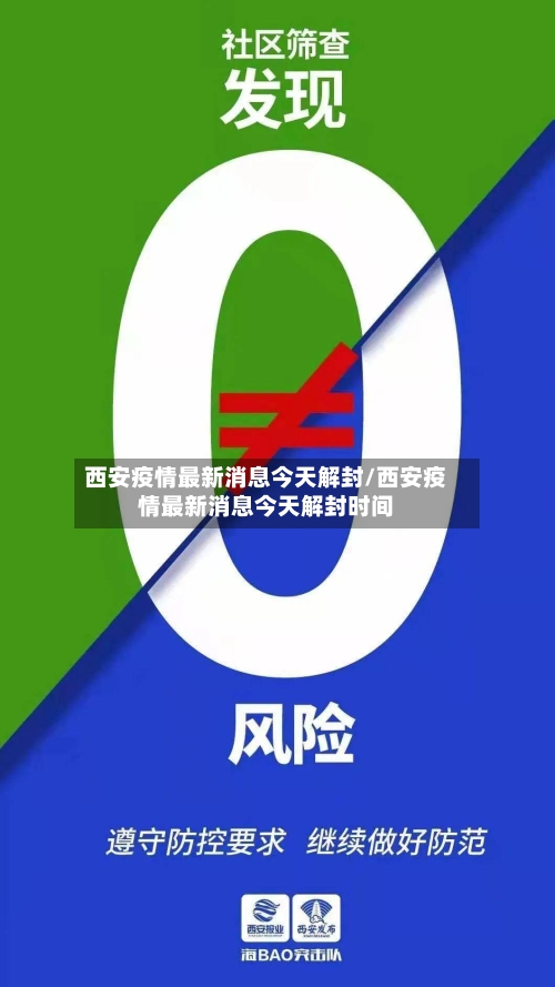西安疫情最新消息今天解封/西安疫情最新消息今天解封时间
