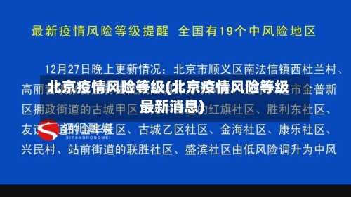 北京疫情风险等级(北京疫情风险等级最新消息)