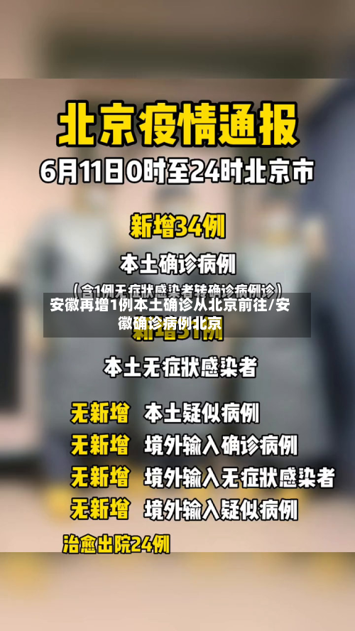 安徽再增1例本土确诊从北京前往/安徽确诊病例北京-第2张图片