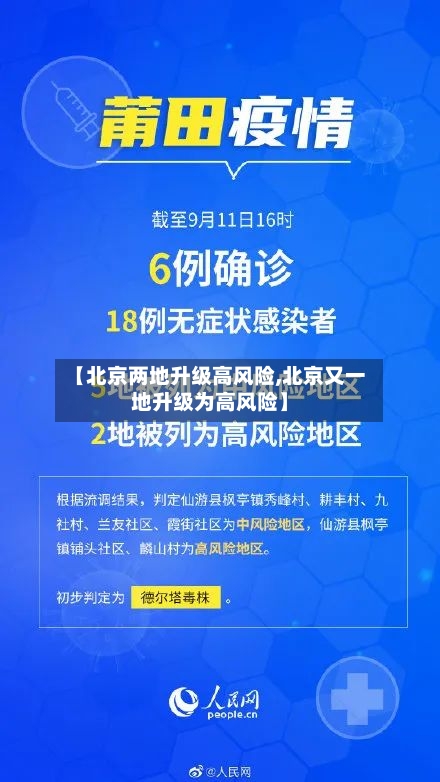 【北京两地升级高风险,北京又一地升级为高风险】