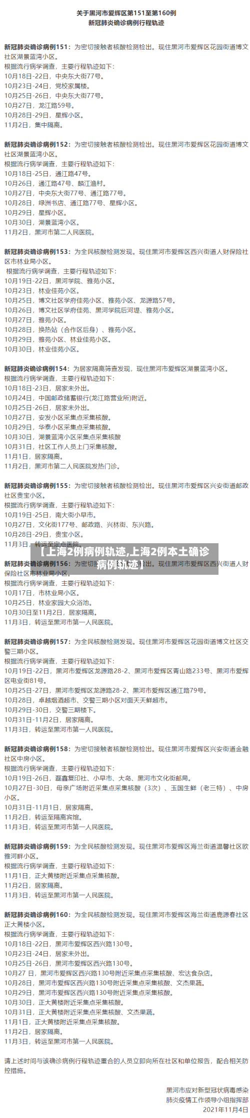 【上海2例病例轨迹,上海2例本土确诊病例轨迹】-第3张图片