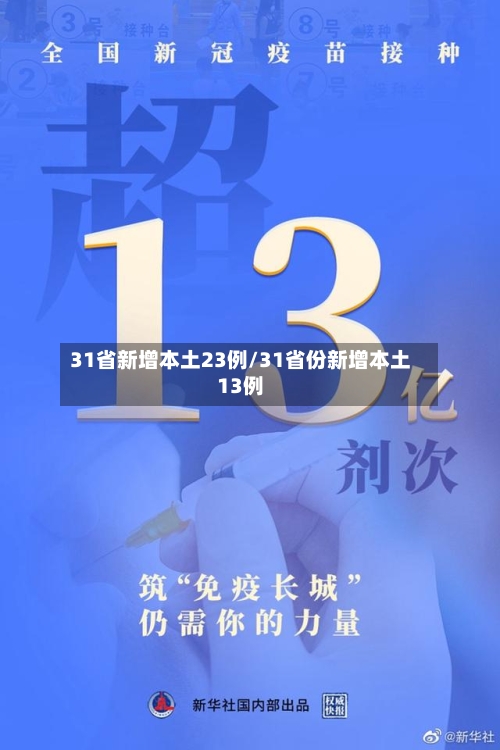 31省新增本土23例/31省份新增本土13例-第3张图片