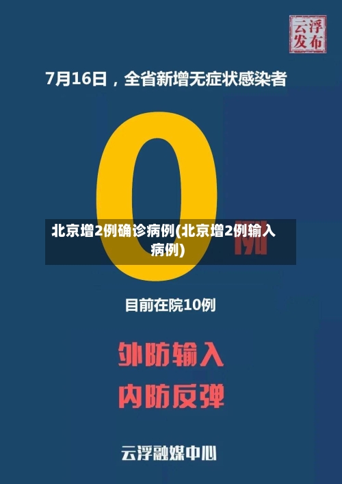 北京增2例确诊病例(北京增2例输入病例)
