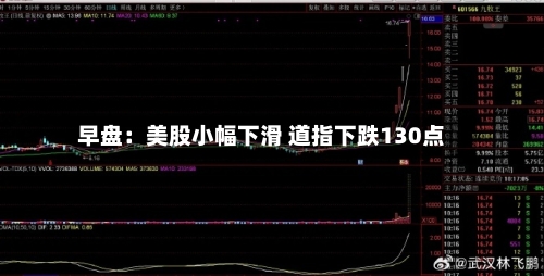 早盘：美股小幅下滑 道指下跌130点-第3张图片