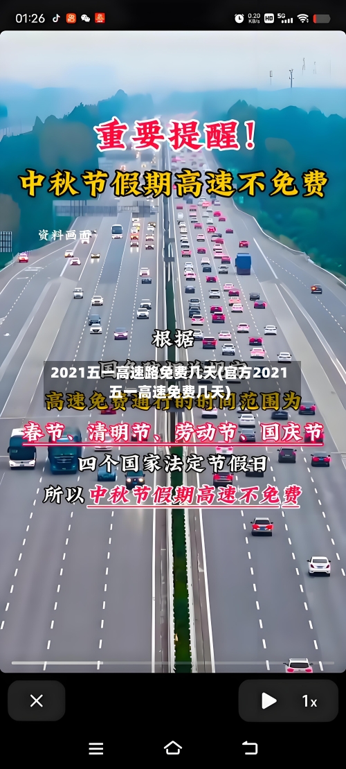 2021五一高速路免费几天(官方2021五一高速免费几天)-第2张图片