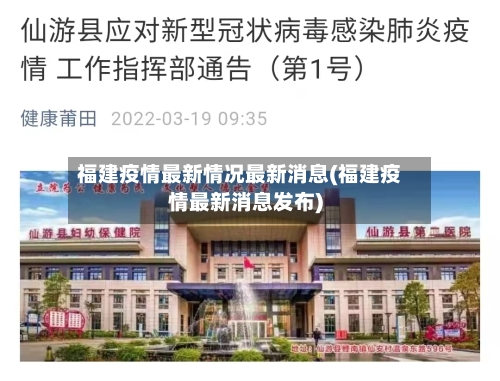 福建疫情最新情况最新消息(福建疫情最新消息发布)-第3张图片
