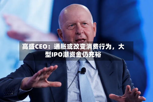 高盛CEO：通胀或改变消费行为，大型IPO潮资金仍充裕-第2张图片