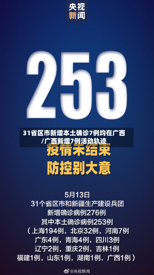 31省区市新增本土确诊7例均在广西/广西新增7例活动轨迹