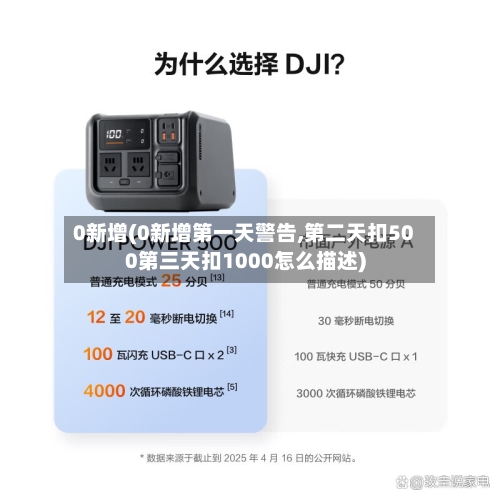 0新增(0新增第一天警告,第二天扣500第三天扣1000怎么描述)