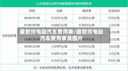 最新纯电动汽车费用表/最新纯电动汽车费用表及图片-第2张图片