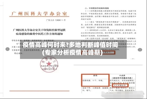 疫情高峰何时来?多地判断峰值时间(专家分析疫情高峰期)