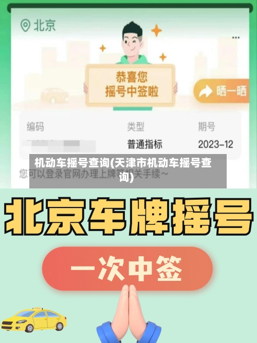 机动车摇号查询(天津市机动车摇号查询)