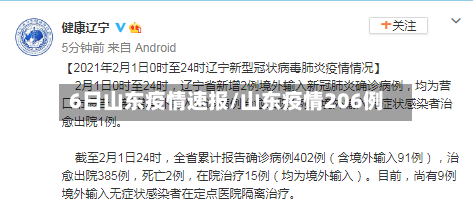 6日山东疫情速报/山东疫情206例-第3张图片