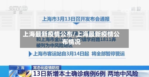 上海最新疫情公布/上海最新疫情公布情况