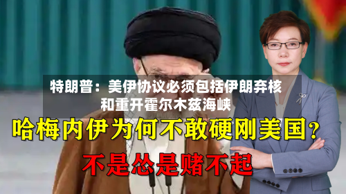 特朗普：美伊协议必须包括伊朗弃核和重开霍尔木兹海峡-第2张图片