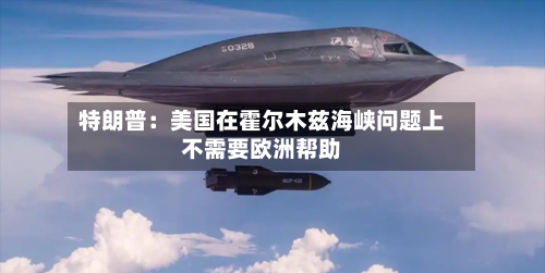 特朗普:美国在霍尔木兹海峡问题上不需要欧洲帮助-第2张图片
