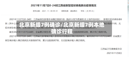 北京新增7例确诊/北京新增7例本地确诊行程-第2张图片