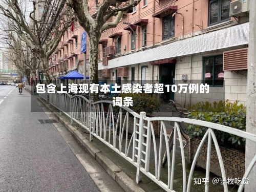 包含上海现有本土感染者超10万例的词条-第3张图片