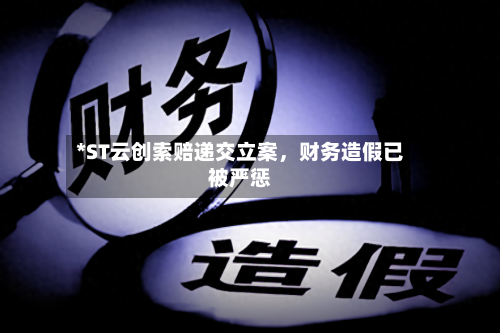 *ST云创索赔递交立案，财务造假已被严惩-第2张图片