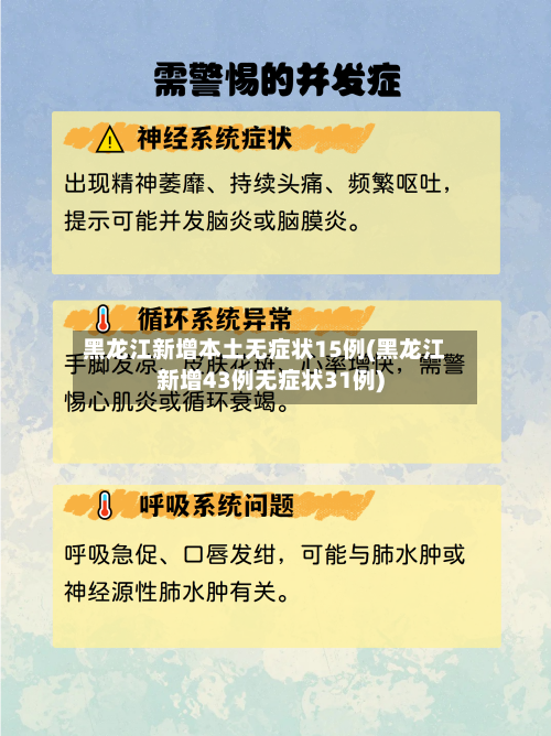 黑龙江新增本土无症状15例(黑龙江新增43例无症状31例)-第2张图片