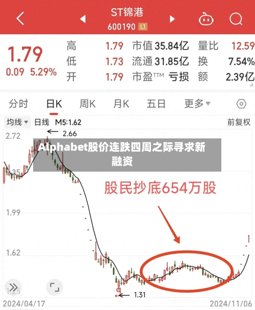 Alphabet股价连跌四周之际寻求新融资