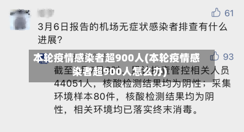 本轮疫情感染者超900人(本轮疫情感染者超900人怎么办)-第2张图片