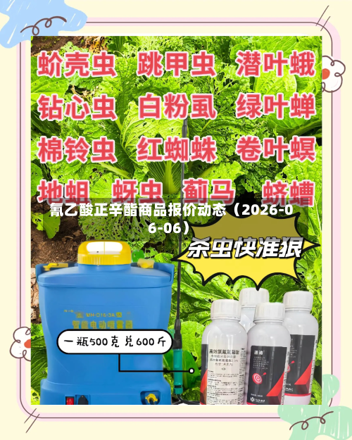 氰乙酸正辛酯商品报价动态（2026-06-06）