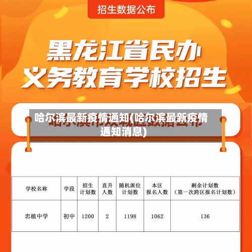 哈尔滨最新疫情通知(哈尔滨最新疫情通知消息)-第2张图片