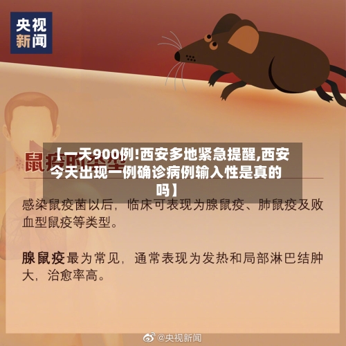 【一天900例!西安多地紧急提醒,西安今天出现一例确诊病例输入性是真的吗】-第2张图片