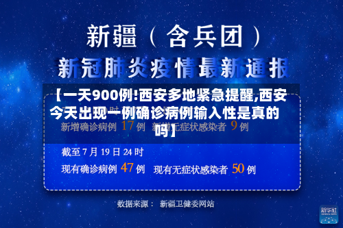 【一天900例!西安多地紧急提醒,西安今天出现一例确诊病例输入性是真的吗】