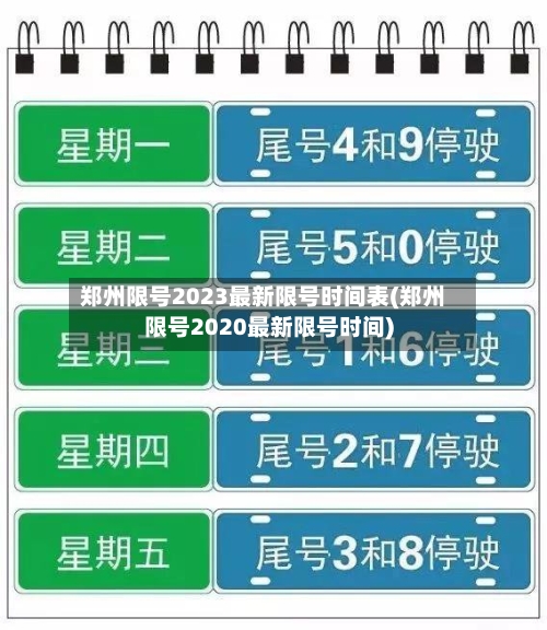 郑州限号2023最新限号时间表(郑州限号2020最新限号时间)