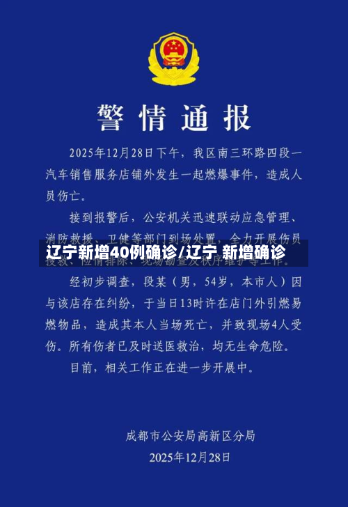 辽宁新增40例确诊/辽宁 新增确诊
