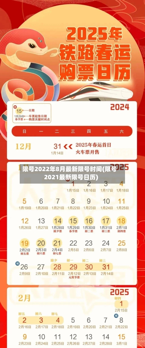 限号2022年8月最新限号时间(限号2021最新限号日历)