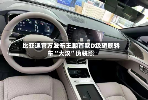 比亚迪官方发布王朝首款D级旗舰轿车“大汉”伪装照-第3张图片