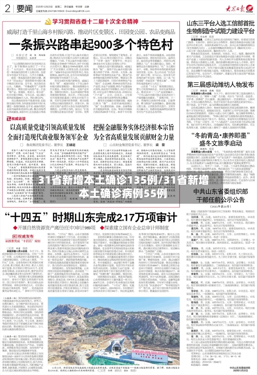 31省新增本土确诊135例/31省新增本土确诊病例55例