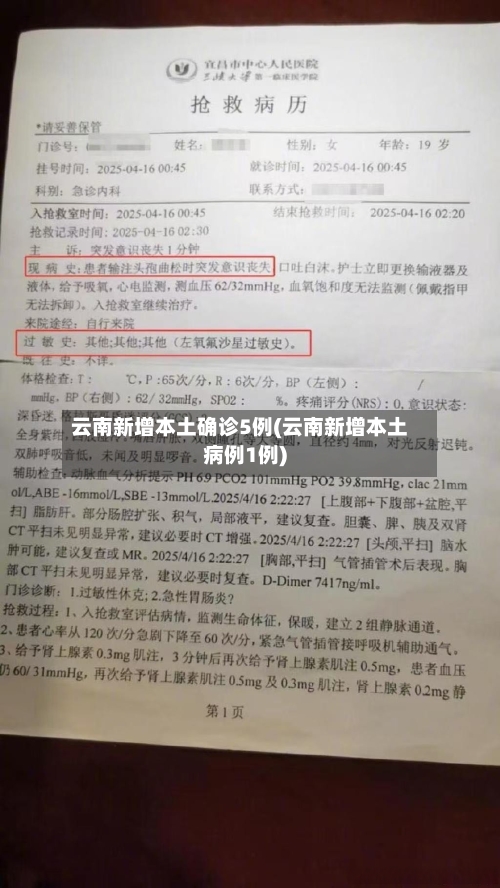 云南新增本土确诊5例(云南新增本土病例1例)-第2张图片