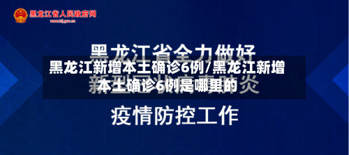 黑龙江新增本土确诊6例/黑龙江新增本土确诊6例是哪里的