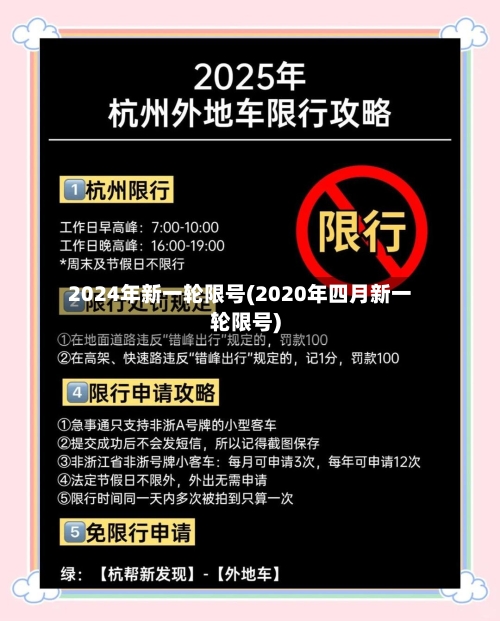 2024年新一轮限号(2020年四月新一轮限号)-第3张图片