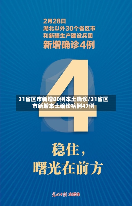 31省区市新增80例本土确诊/31省区市新增本土确诊病例47例
